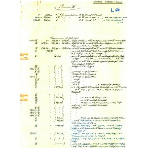 Handschriftliche Notizen von Dr. Karl Friedl von 1941 - 1947. Quelle: Archiv Rohstoff Geschichte, Sammlung Dieter Sommer.